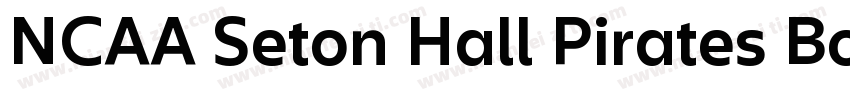 NCAA Seton Hall Pirates Bold字体转换